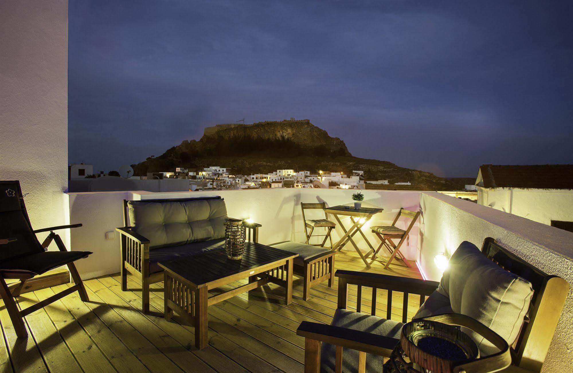 Lindos Boutique - Adults Only Lägenhet Exteriör bild